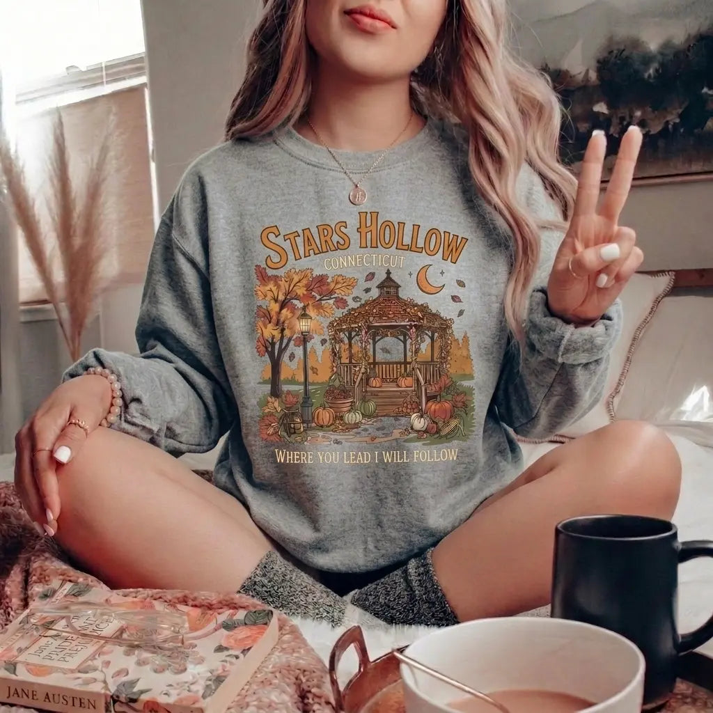 Cozy Small Town Fall Sweatshirt