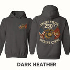250th Anniversary Patriotic T-Shirt & Hoodie – 1775–2025 Vintage Eagle Graphic