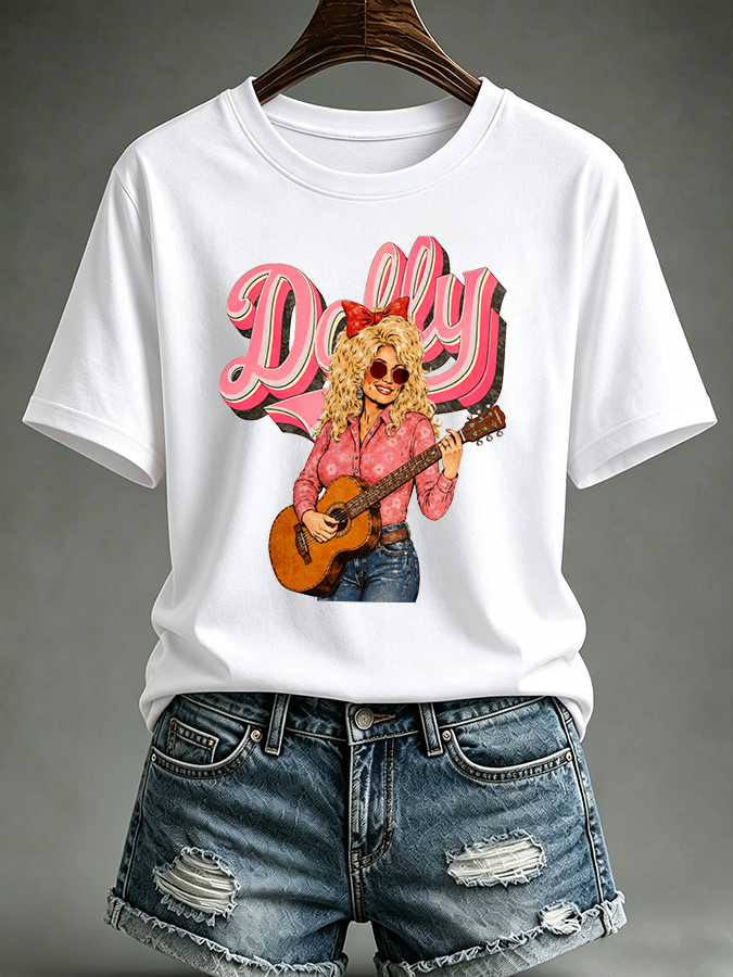 Women's Cowgirl Printed T-shirt