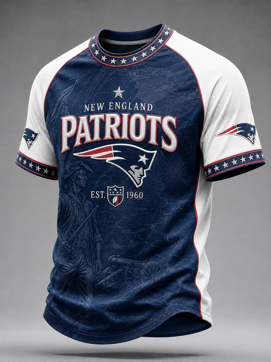 Men's Patriots Crew Neck Tee