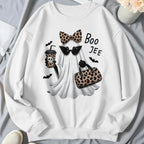 Boo-Jee Ghost Shirt Leopard Ghost Tee