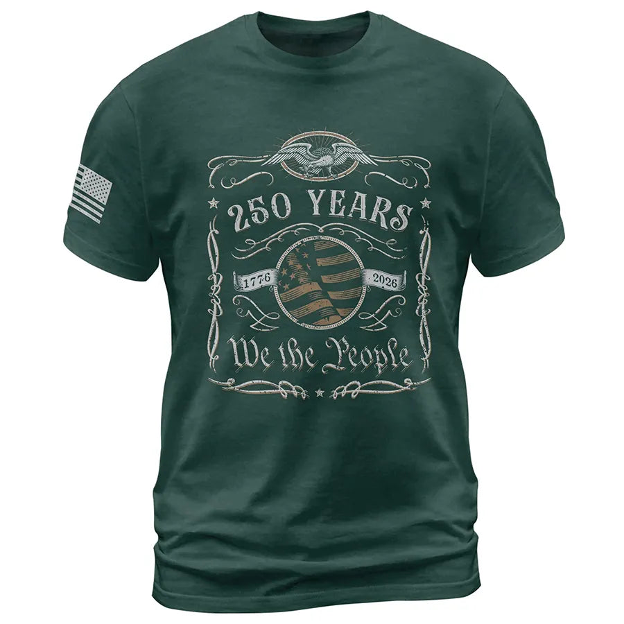 250 Years American Heritage Shirt – Vintage USA Independence Tee 1776