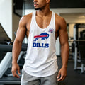Buffalo Football-Inspired Men's Athletic Sleeveless Tank Top