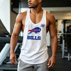 Buffalo Football-Inspired Men's Athletic Sleeveless Tank Top