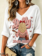 Women'S Country Music Printed Casual T-Shirt
