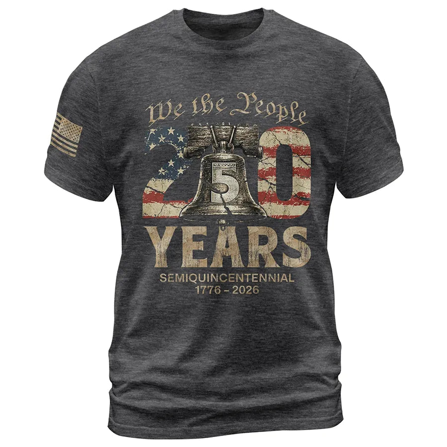 USA 250th Anniversary Shirt 1776-2026 Liberty Bell We The People Patri