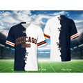 Unisex Football Team Fans V-Neck Quick-Drying Shirt