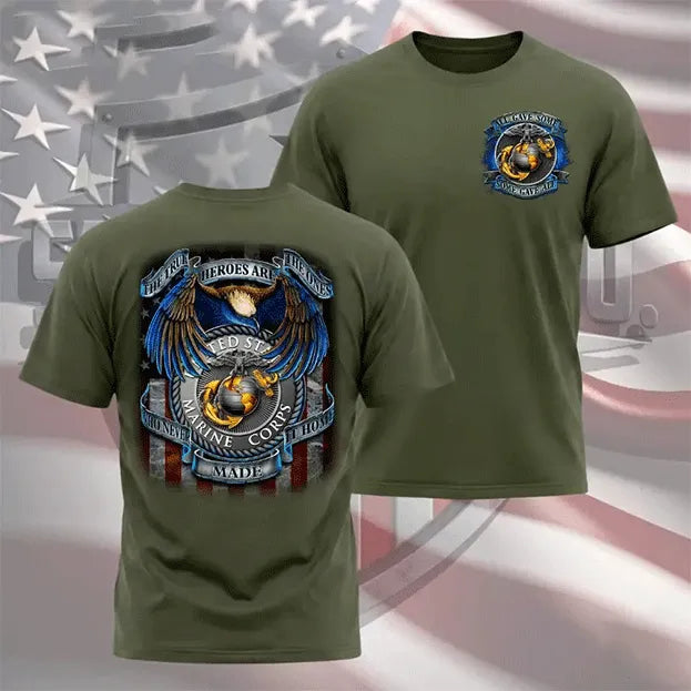 USMC Marine Corps Memorial Shirt Some Gave All Tribute Military T Shirt