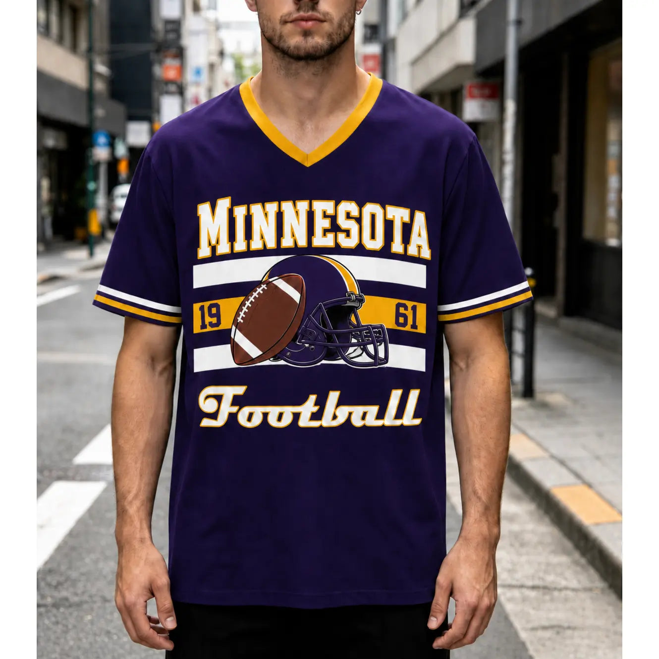 Football Classic V-Neck Fan Jersey