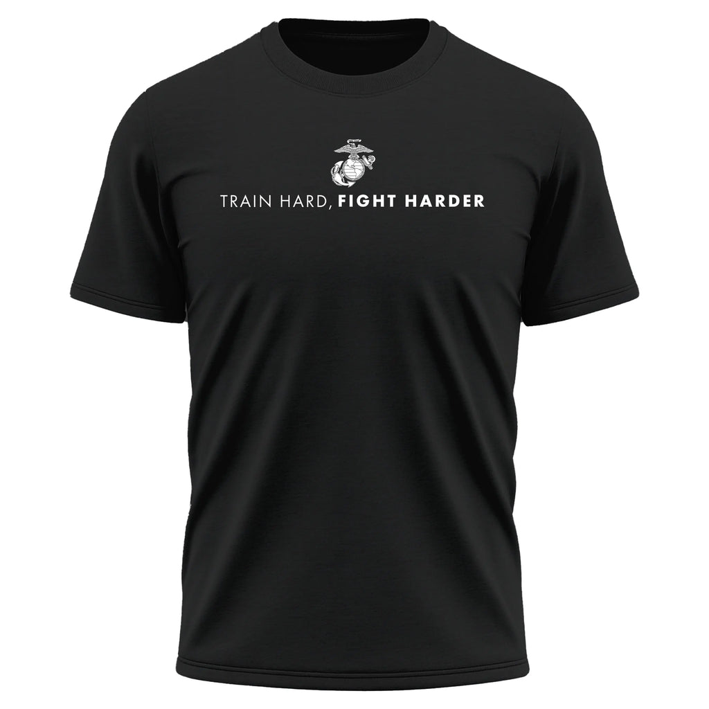 Marines "Train Hard, Fight Harder" Performance shirt United States Marine Corps Pride ,Made in USA