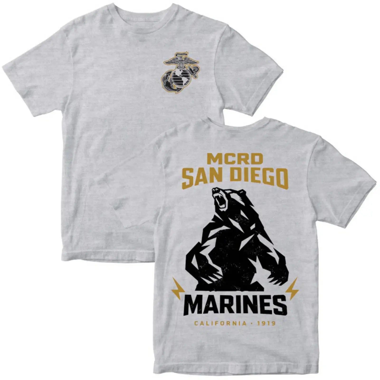 MCRD San Diego Marines California Bear T-Shirt