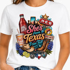 She's From Texas I Can Tell Tee Southern State Pride Gift