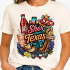 She's From Texas I Can Tell Tee Southern State Pride Gift