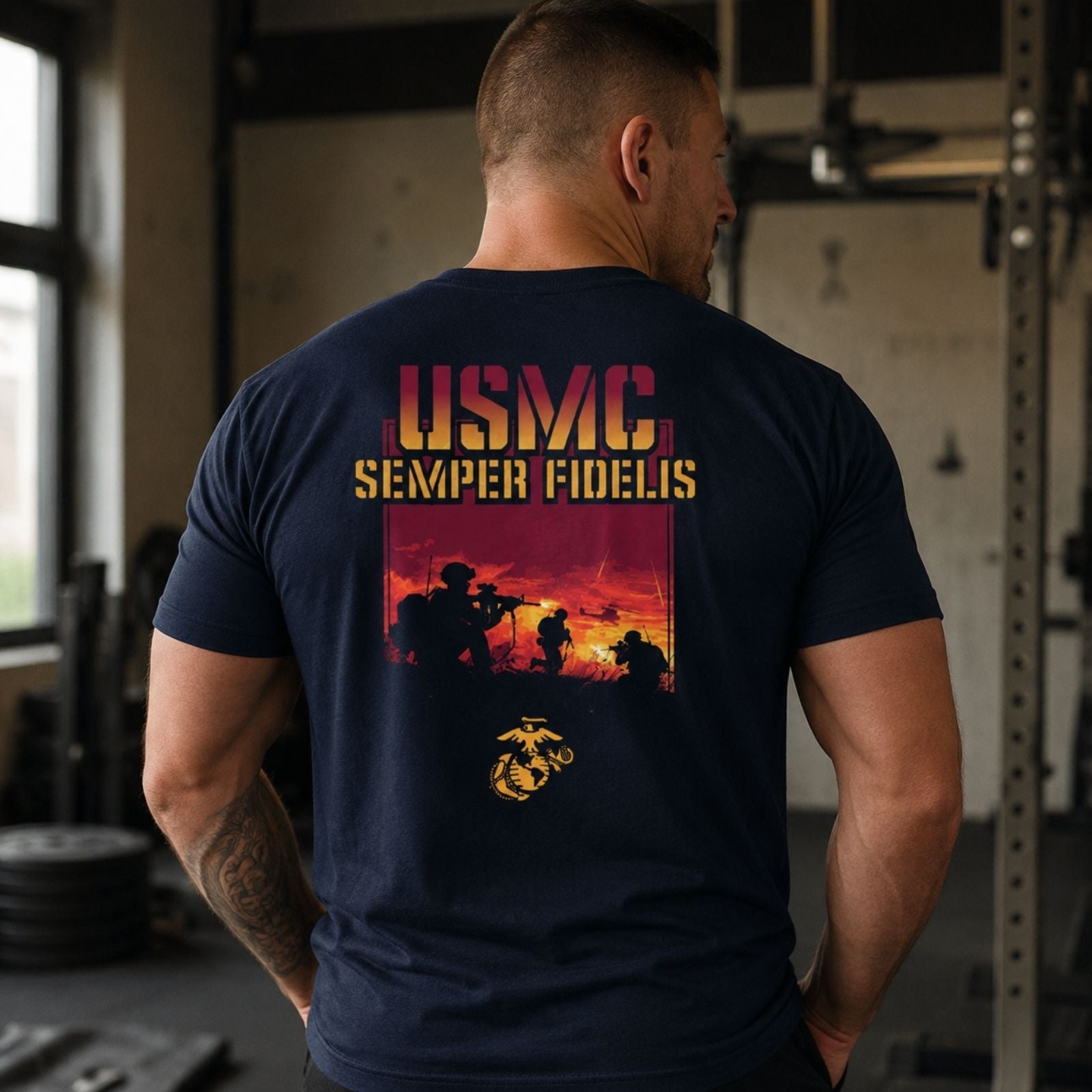 USMC Semper Fi Battle T-Shirt