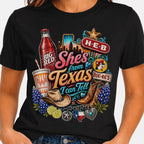 She's From Texas I Can Tell Tee Southern State Pride Gift