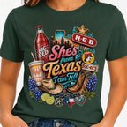She's From Texas I Can Tell Tee Southern State Pride Gift