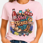 She's From Texas I Can Tell Tee Southern State Pride Gift