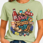 She's From Texas I Can Tell Tee Southern State Pride Gift