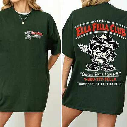 Retro 1-800-777-FELLA - Langleyy wash Tshirt
