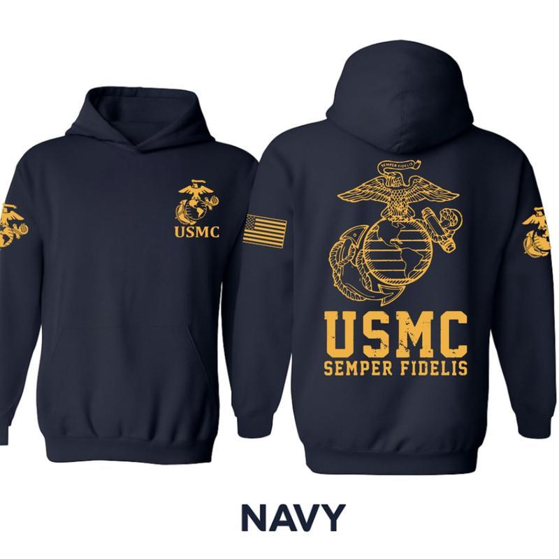 USMC 250th Birthday Hoodie – United States Marine Corps Hoodie