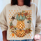 Coquette Pumpkin Fall Sweatshirt
