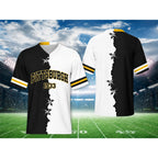 Unisex Football Team Fans V-Neck Quick-Drying Shirt