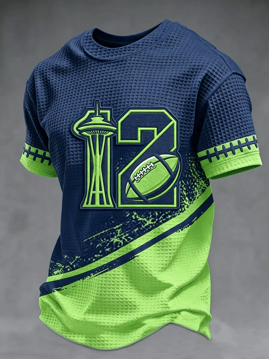 Men's Retro Football  Printing  T-Shirts