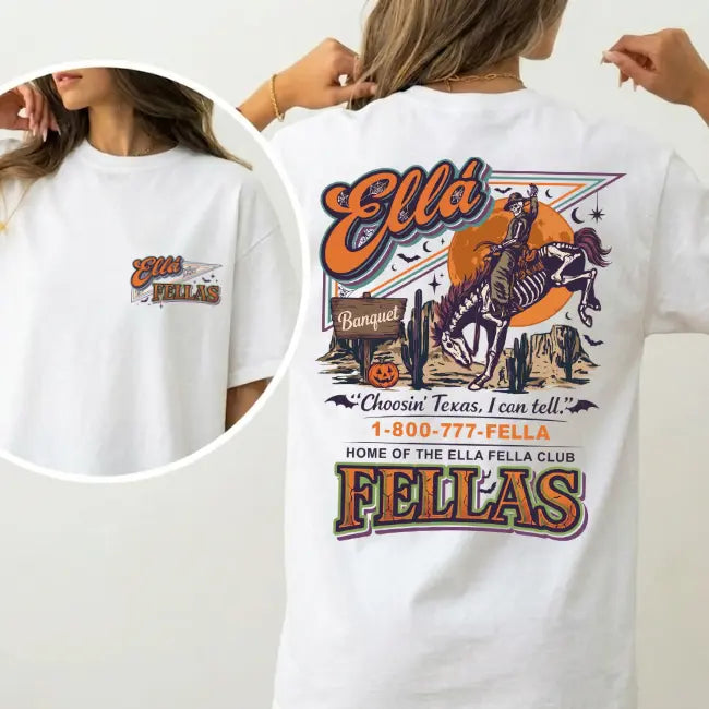 Retro 1-800-777-FELLA - Halloween Tee