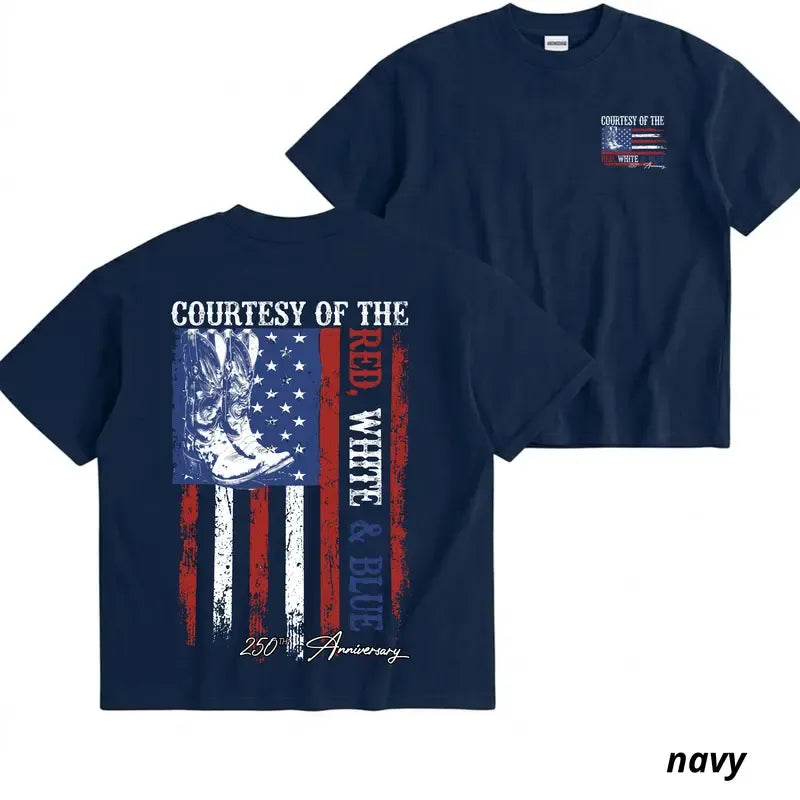 250th Anniversary Western-style Patriotic T-shirt
