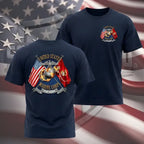 United States Marine Corps 250 Years Anniversary Shirt, USMC Patriotic Eagle Globe Anchor Graphic Tee