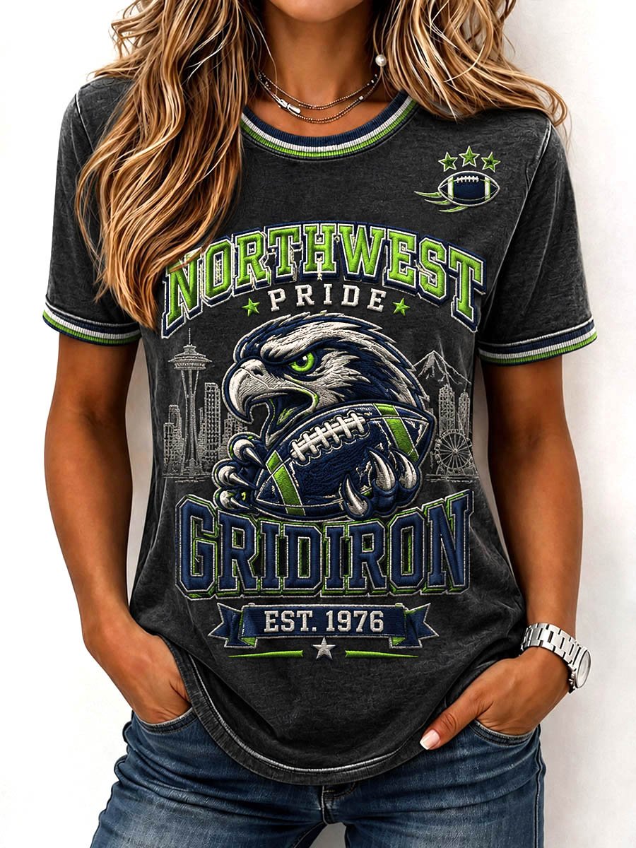 Women's Stylish Seattle Football Fan T-Shirt