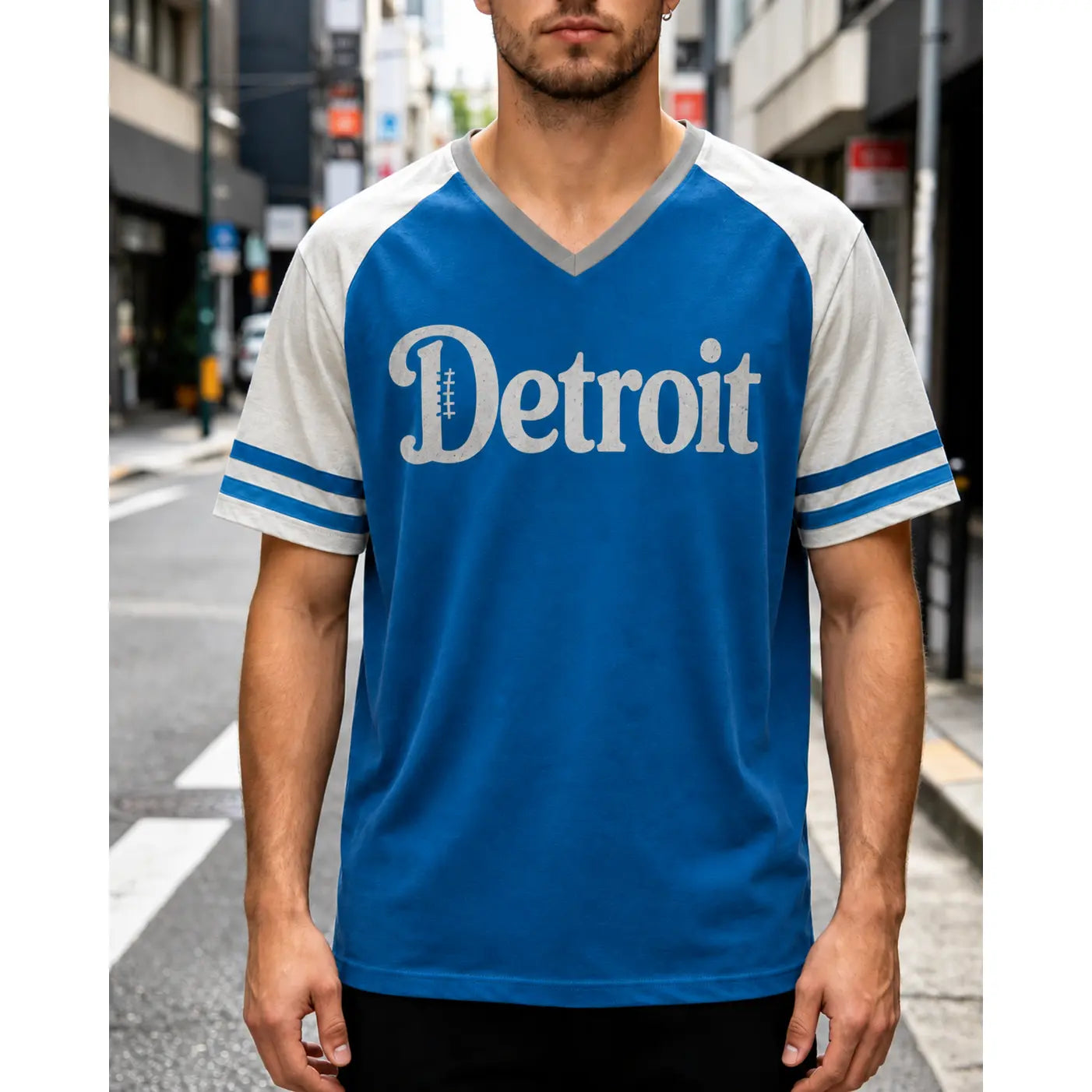 Unisex V-Neck Game Day Quick-Drying Tee