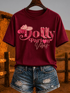 Women'S Country Music Printed Casual T-Shirt