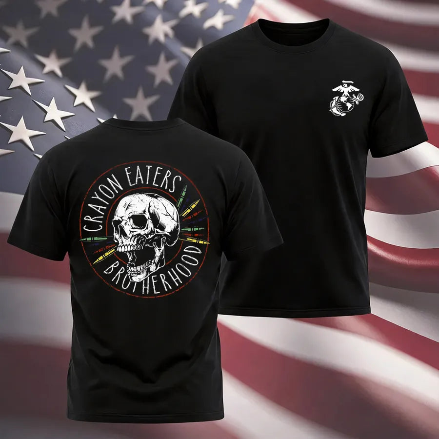 USMC Crayon Eaters Brotherhood T-Shirt