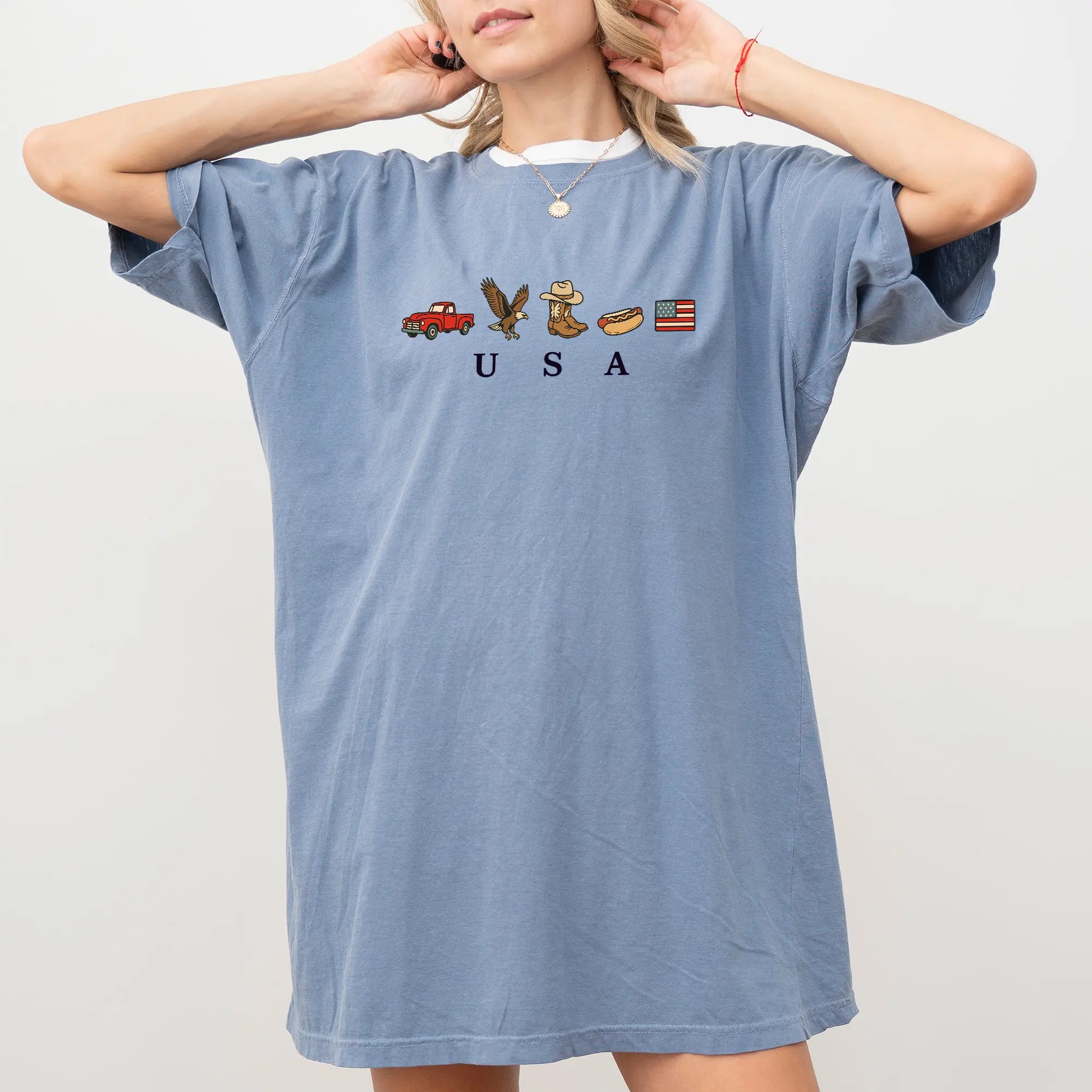 USA Icons Graphic T-shirt