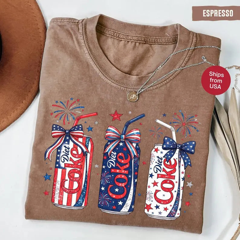 Patriotic Diet Coke Shirt