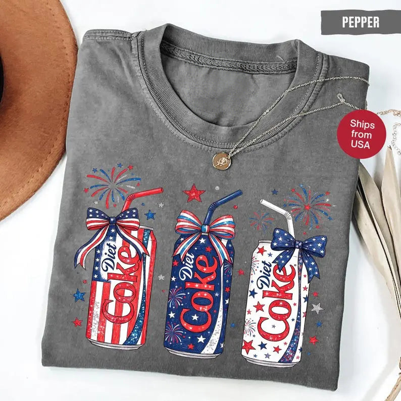 Patriotic Diet Coke Shirt