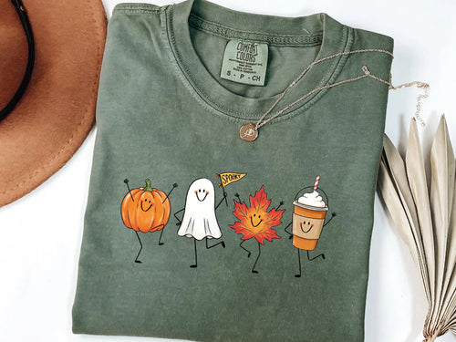 Just Waiting for Halloween Graphic T-Shirt