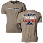 Freedom Requires Sacrifice