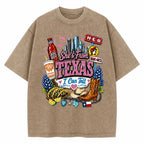Vintage She's From Texas I Can Tell Big Red Shirt
