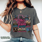 Shes from texas i can tell Unisex T-shirt