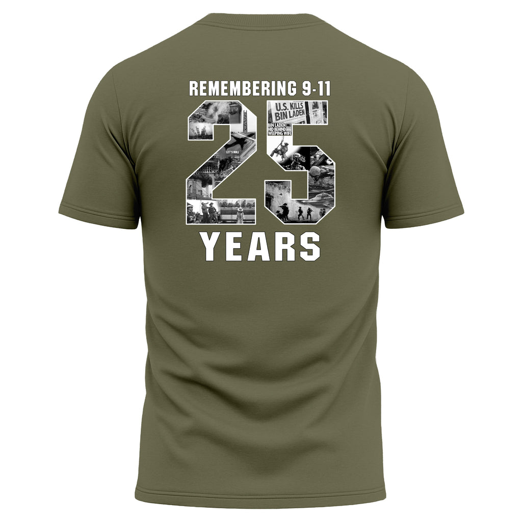 Never Forget 9/11 – 25 Years Performance T-Shirt