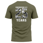 Never Forget 9/11 – 25 Years Performance T-Shirt