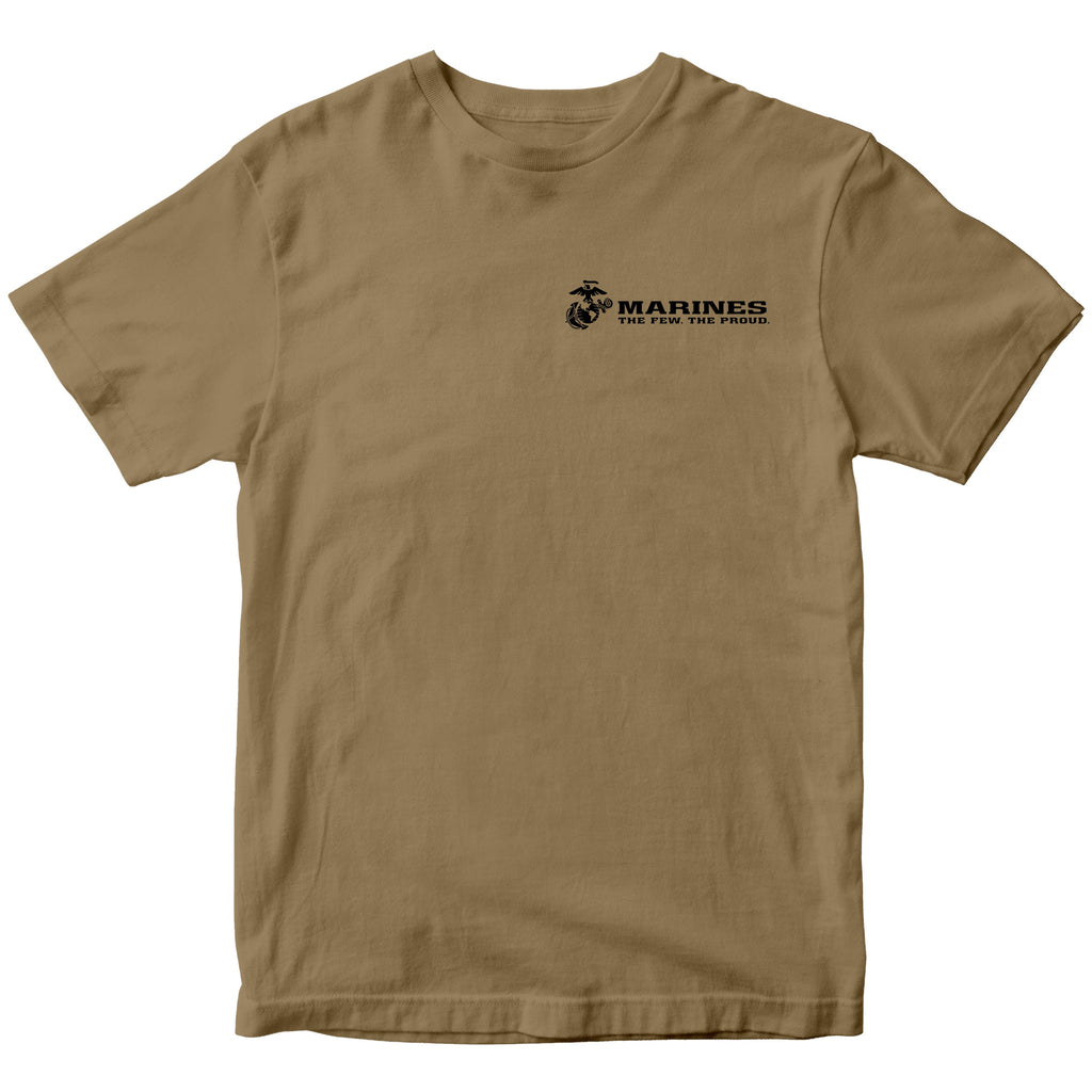 USMC The Few The Proud EGA Chest Seal T-shirt