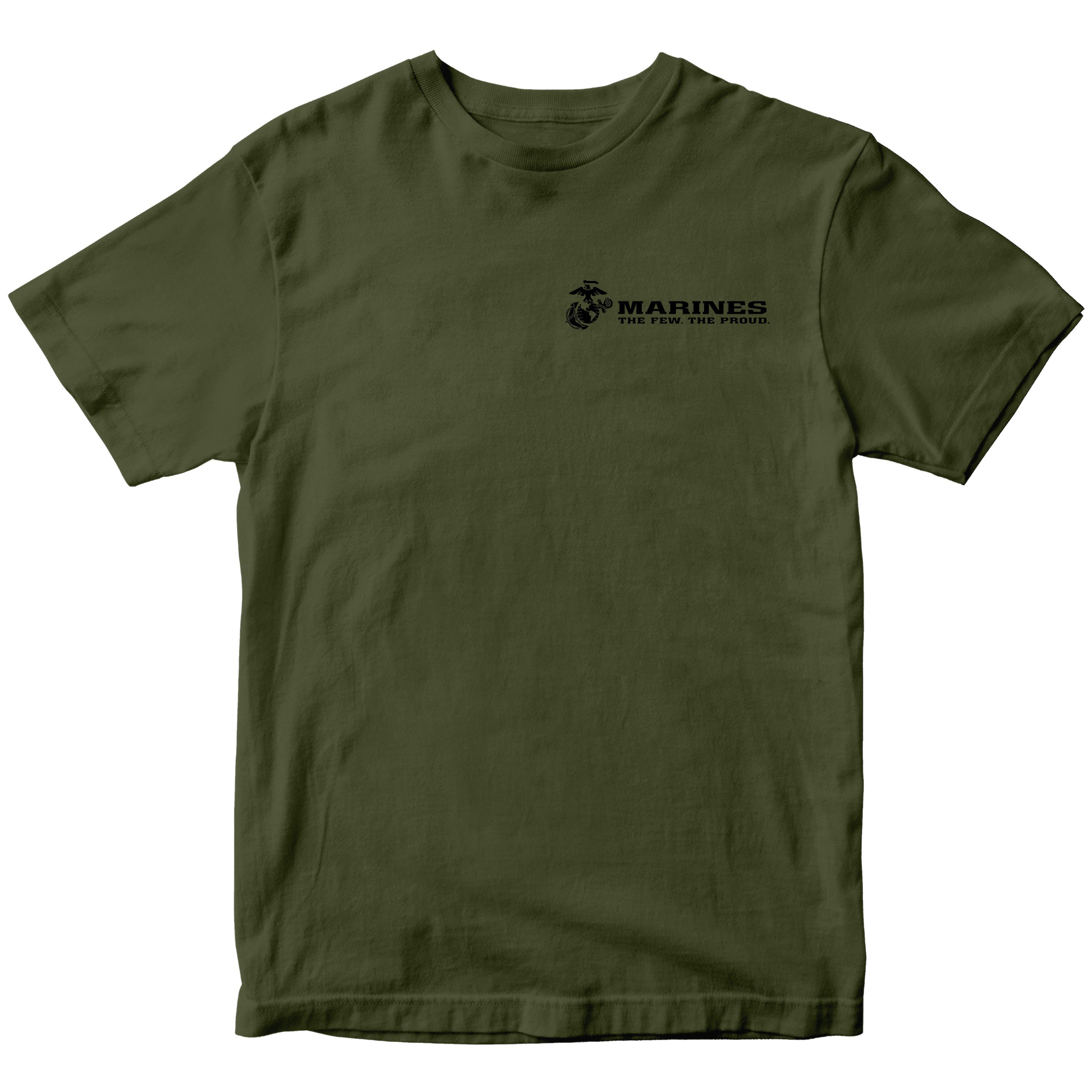USMC The Few The Proud EGA Chest Seal T-shirt