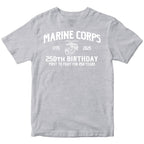 Marines 250th Birthday First to Fight T-shirt