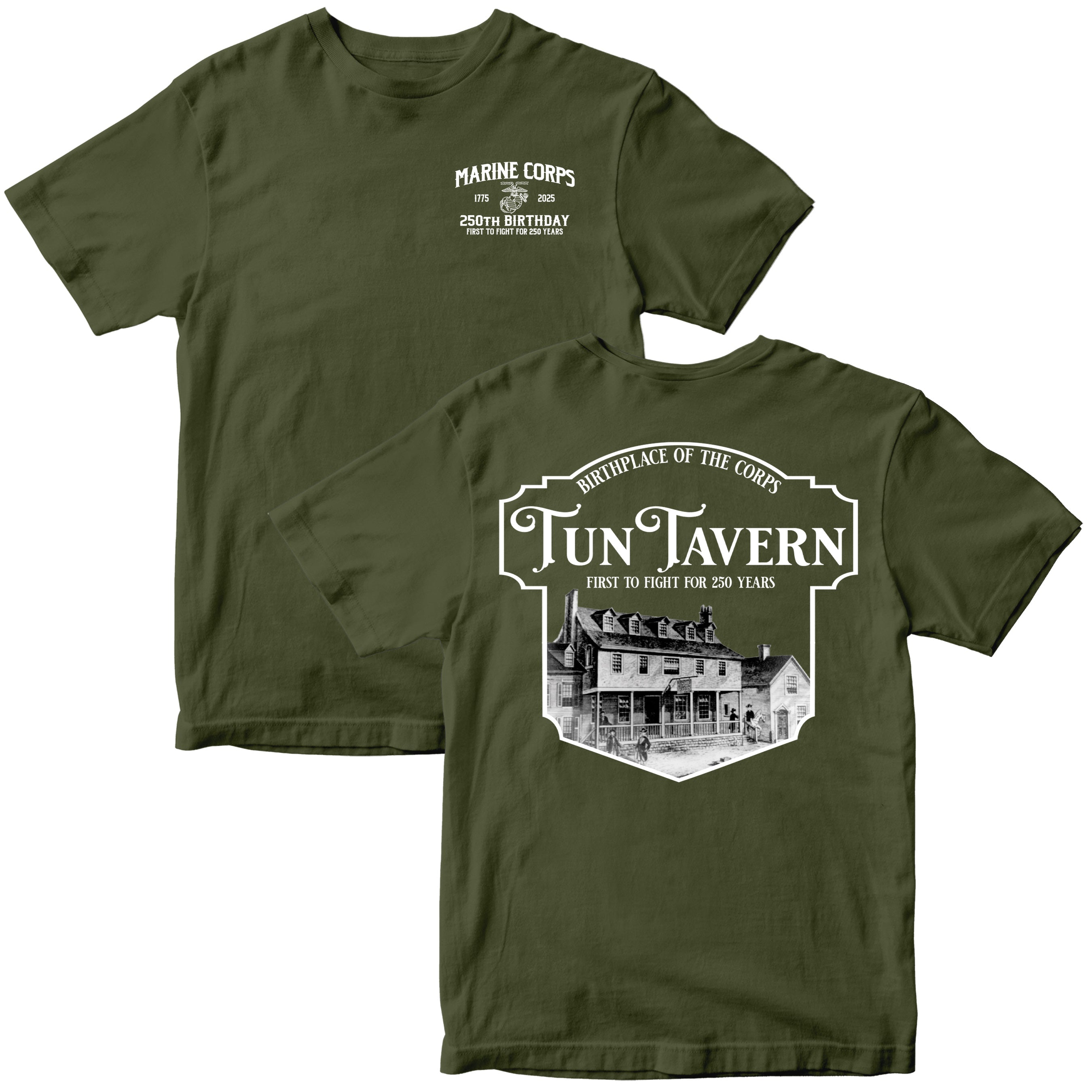 Marines 250th Birthday Tun Tavern T-shirt