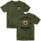 Death Smiles, Marines Smile Back T-Shirt