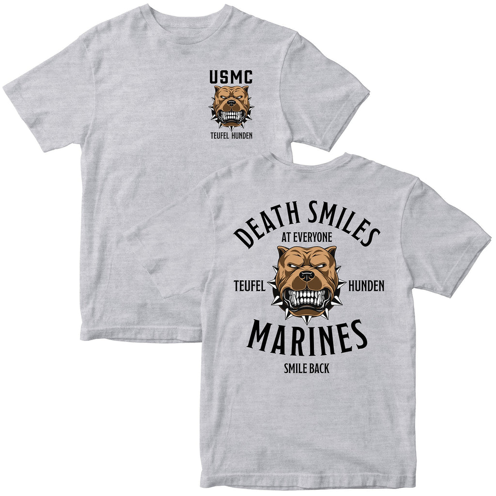 Death Smiles, Marines Smile Back T-Shirt