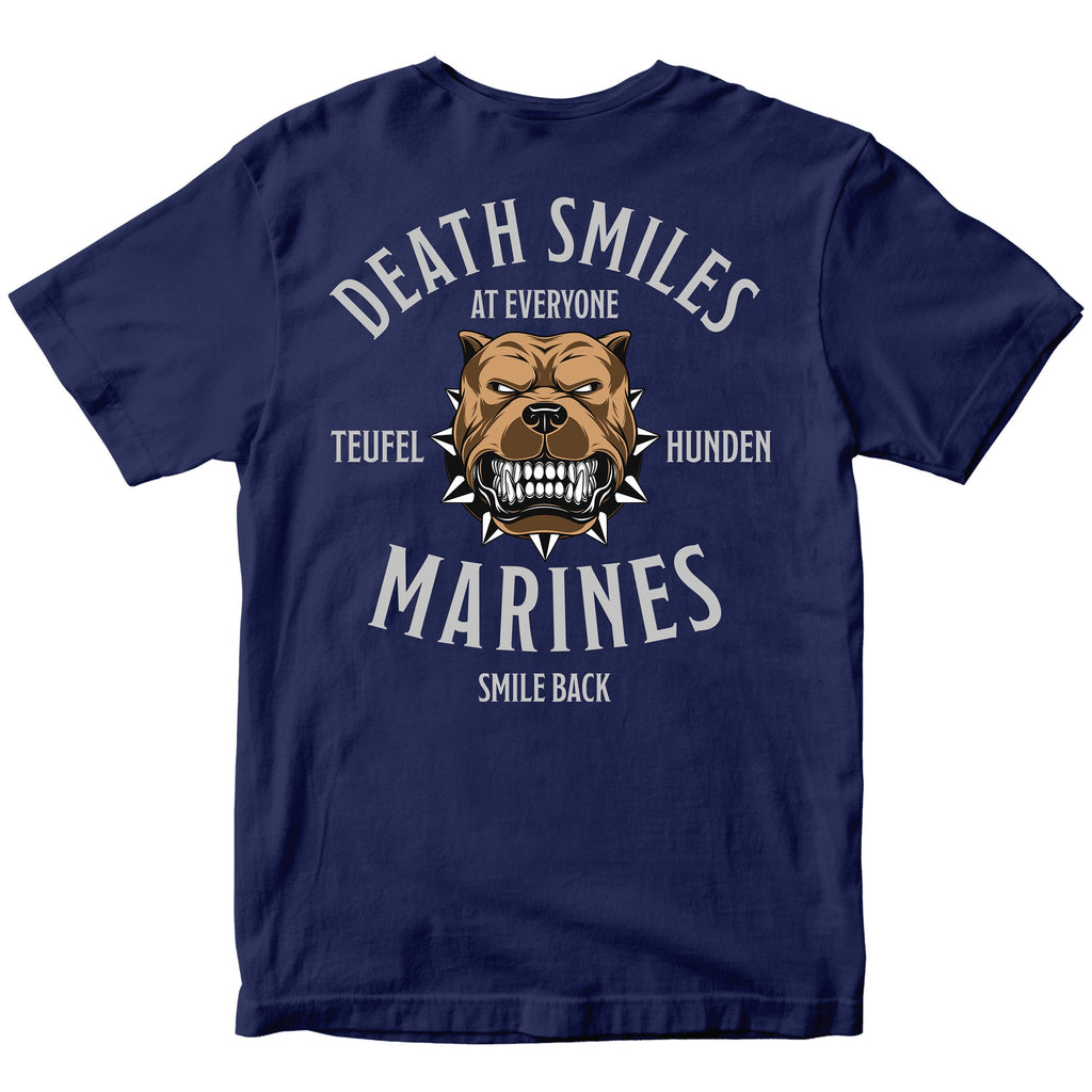 Death Smiles, Marines Smile Back T-Shirt